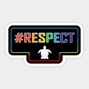 Hashtag repsect Sticker